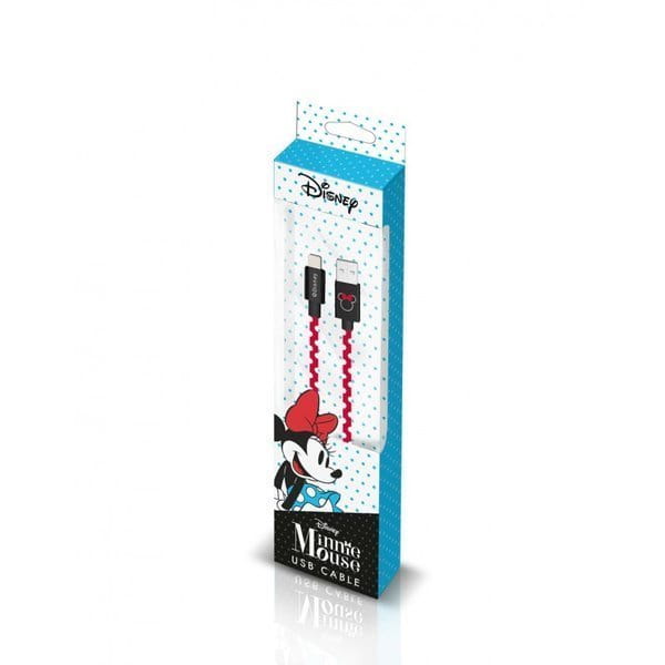 Kabel USB mikro Disney Myszka Minnie Kokardka (2).jpg