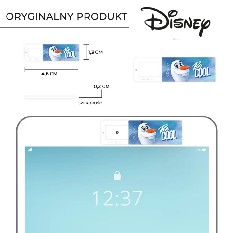 Zaślepka kamery komputer Laptopa Zasłonka Frozen (2).jpg