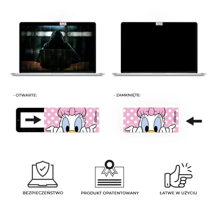 Zaślepka kamery komputer Laptopa Zasłonka Daisy (2).jpg