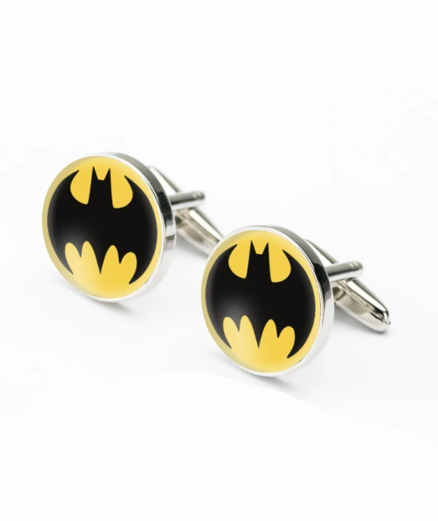 Spinki do mankietów Koszuli - Batman - licencyjny .jpg