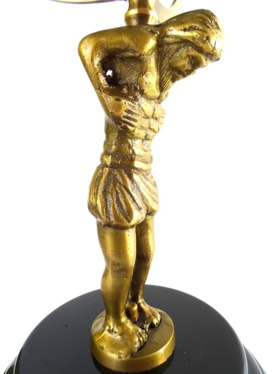 Astrolabium sferyczne Atlas XXL Figurka Mosiężna (5).jpg