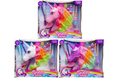 Głowa jednorożca do czesania z akcesoriami M (2).jpg