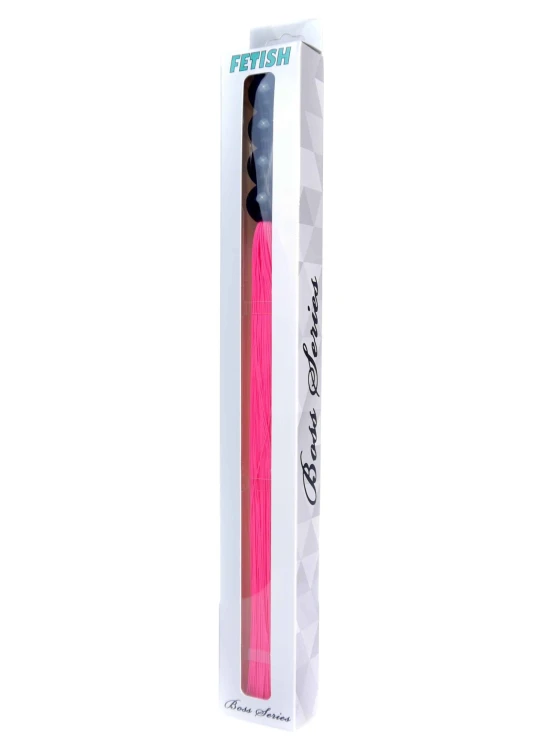 Silikonowy pejcz 26 cm - różowy Bicz Erotyczny (2).jpg