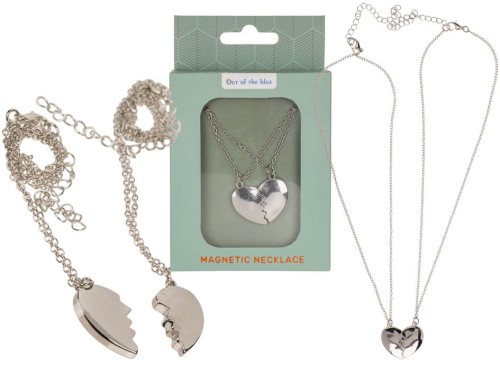 Magnetyczne naszyjniki serce zakochanych Łączące .jpg