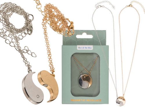 Magnetyczne naszyjniki Ying Yang dla zakochanych .jpg