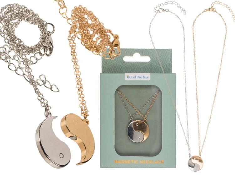 Magnetyczne naszyjniki Ying Yang dla zakochanych .jpg