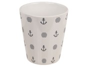 Kubek kamionkowy Marynistyczny bez ucha Żeglarza 1.jpg