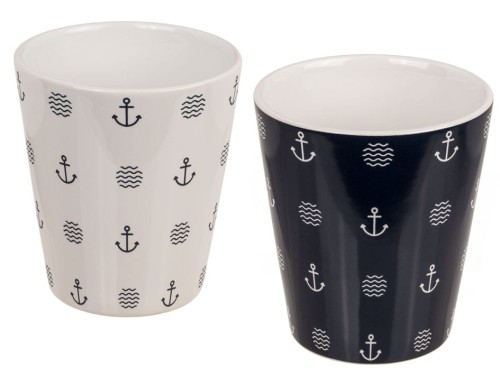 Kubek kamionkowy Marynistyczny bez ucha Żeglarza 2.jpg