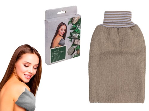 Luksusowa rękawica do peelingu - szara do Kąpieli .jpg