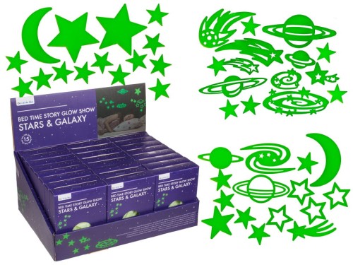 Gwiazdki księżyce planety świecące Naklejki ścianę 2.jpg