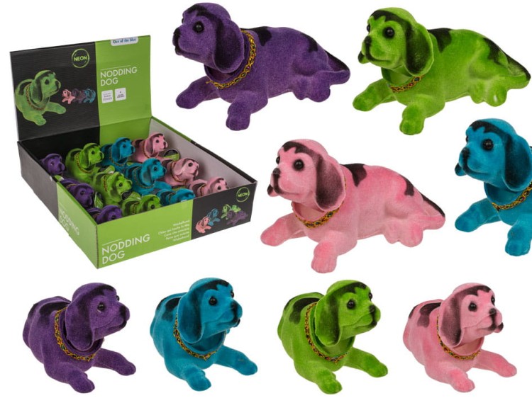 Piesek z kiwającą główką głową Maskotka do Auta 2.jpg