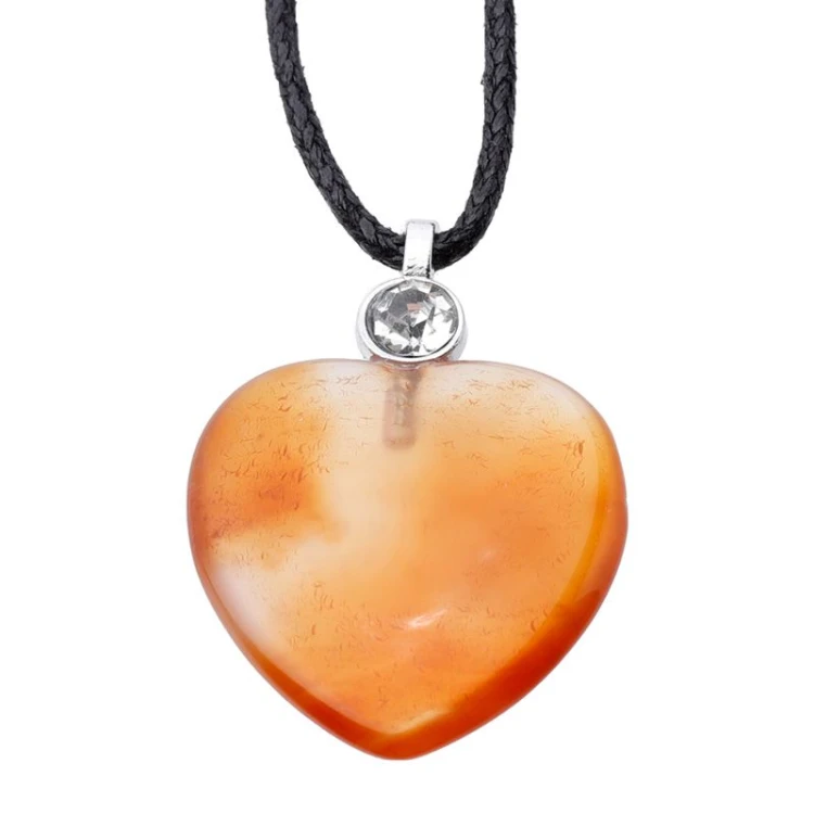 Naszyjnik Serce z naturalnego kamienia Rzemyk mix (6).jpg