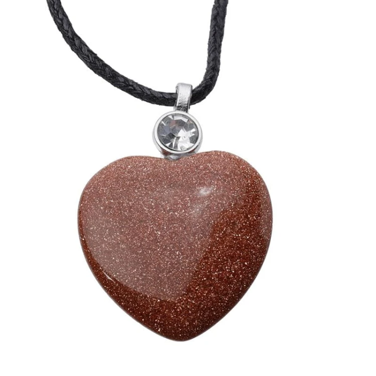 Naszyjnik Serce z naturalnego kamienia Rzemyk mix (9).jpg