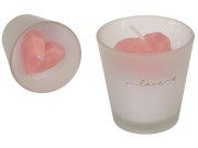 Świeczka serce w szkle Świeca Serduszko w środku 1.jpg