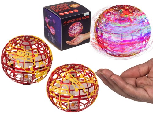 Magiczny latający Globus czerwony Lewitujący Kula .jpg
