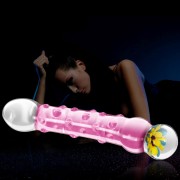 Szklane luksusowe dildo - kolor różowy 19 cm (2).jpg
