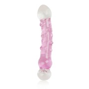Szklane luksusowe dildo - kolor różowy 19 cm (4).jpg