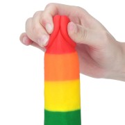 Tęczowe dildo 19,5cm z przyssawką silikon medyczny (3).jpg