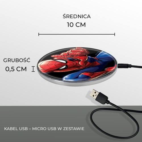 Ładowarka indukcyjna Spider Man Marvel licencyjny (2).jpg