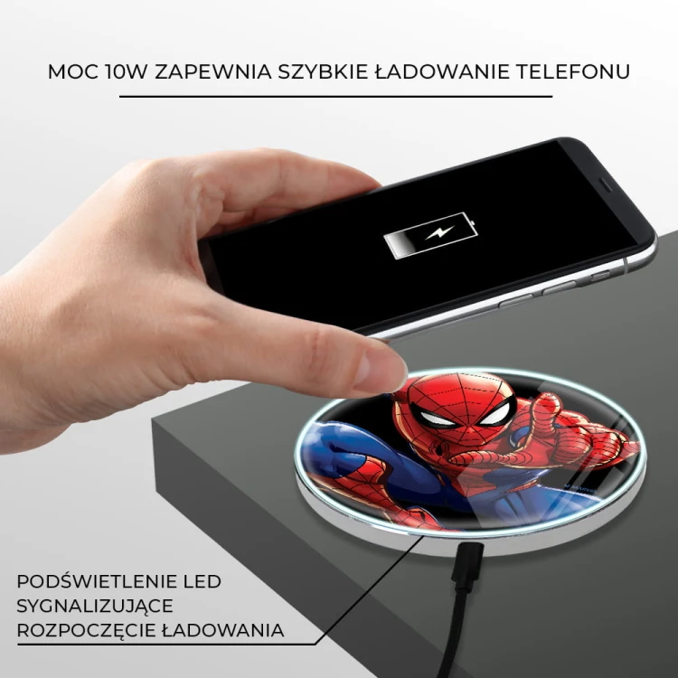 Ładowarka indukcyjna Spider Man Marvel licencyjny (3).jpg