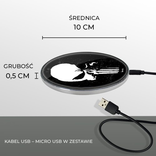 Ładowarka indukcyjna Punisher Marvel licencyjny (2).jpg