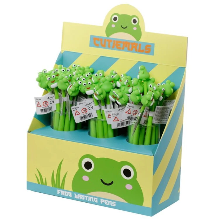 Cienkopis długopis - żabka wkład czarny Śmieszny (3).jpg