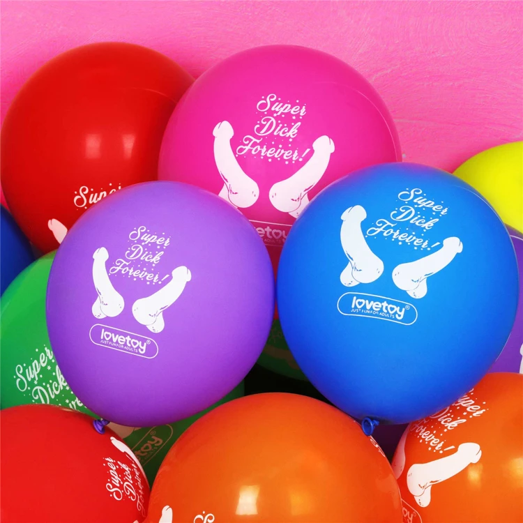 Balony Super Dick Forever - 7 szt Penisy Panieński (3).jpg