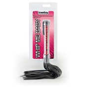 Pejcz 40cm ozdobny uchwyt czarny skórzany bicz bat (2).jpg