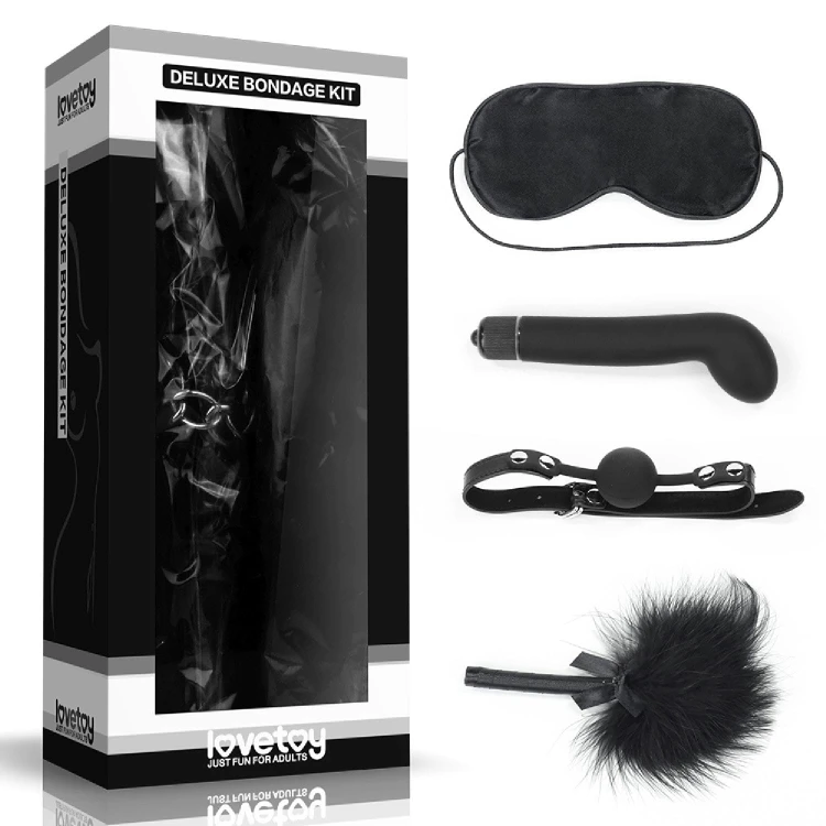 Zestaw Deluxe Bondage 4elem Sex do zabawy BDSM I (1).jpg