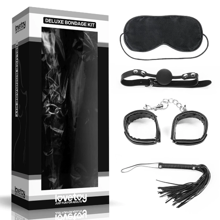 Zestaw Deluxe Bondage 4elem Sex do zabawy BDSM IV (1).jpg