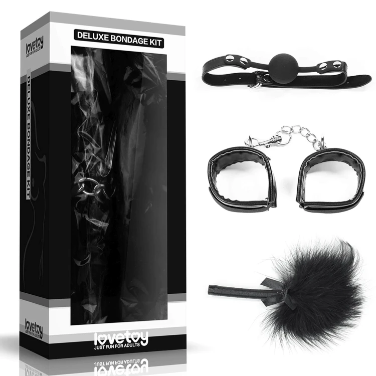 Zestaw Deluxe Bondage 3elem Sex do zabawy BDSM (1).jpg