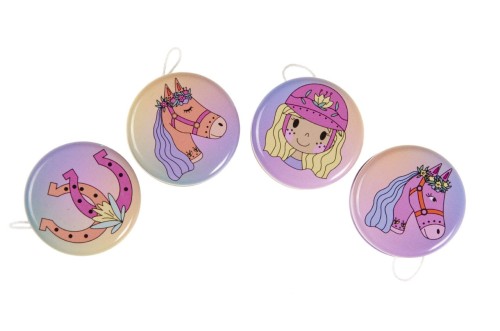 Metalowe jojo - konie Yoyo z obrazkiem grafiką (2).jpg