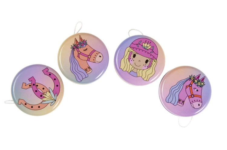 Metalowe jojo - konie Yoyo z obrazkiem grafiką (2).jpg