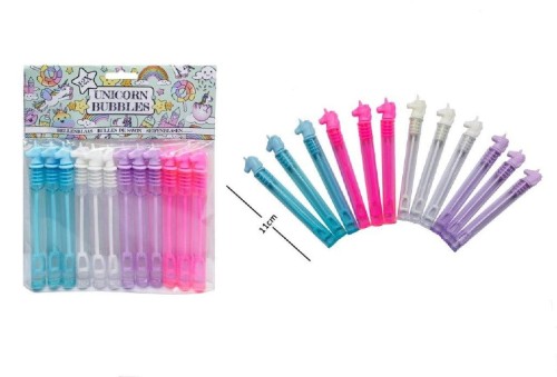 Bańki mydlane jednorożce mini tuby 12 zestaw małe .jpg