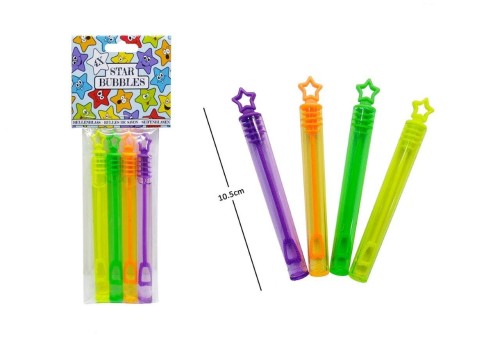 Bańki mydlane gwiazdki - 4 mini tuby Zestaw małe .jpg