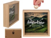 Skarbonka z szybką Adventure awaits Przezroczysta .jpg
