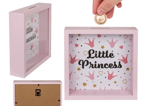 Skarbonka z szybką Little Princess Przezroczysta .jpg