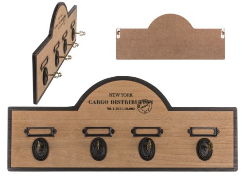 Wieszak na klucze z ozdobnymi haczykami Organizer .jpg