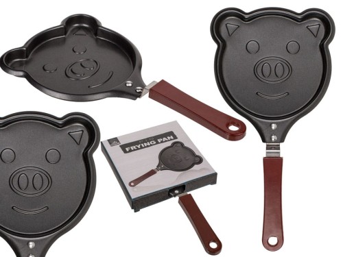 Patelnia do jajek sadzonych - świnka Foremka .jpg