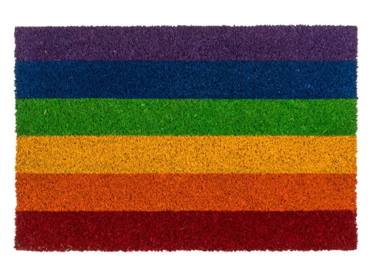 Wycieraczka pod drzwi wewnętrzna tęczowa Pride .jpg