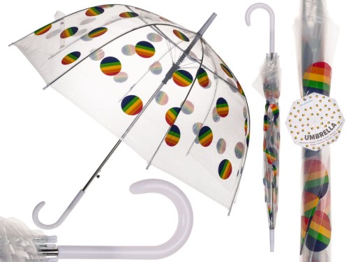 Parasolka kopuła koła Przezroczysta Automatyczna .jpg