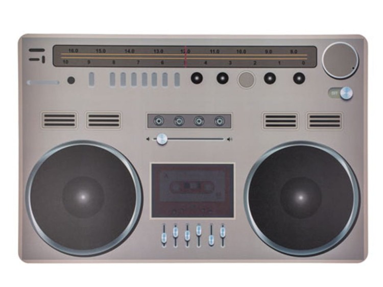 Podkładka na stół sprzęt hi-fi retro pod talerz 1.jpg