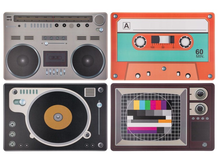 Podkładka na stół sprzęt hi-fi retro pod talerz 2.jpg