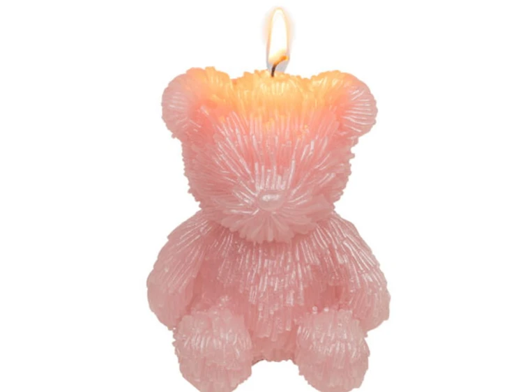 Świeca świeczka miś Ozdobna dekoracyjna kolory 1.jpg