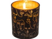 Świeczka świeca twarz - w szkle słoiku Ozdobna 1.jpg