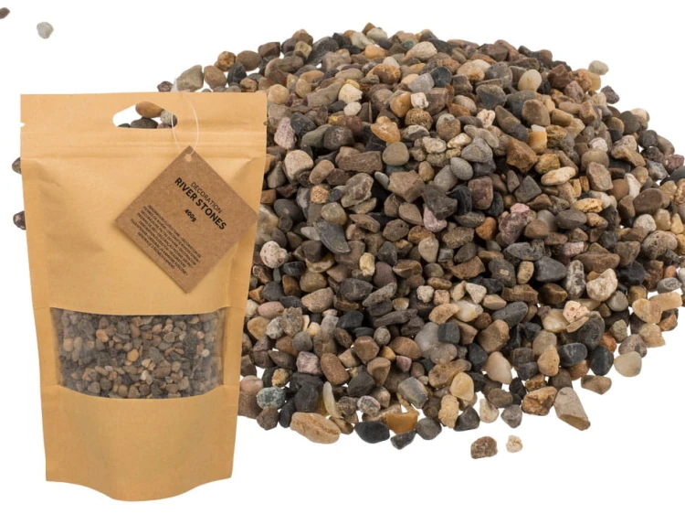 Dekoracyjne kamienie rzeczne 400 gr Ozdobne Kamyki .jpg