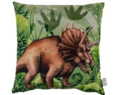 Dekoracyjna poduszka dinozaury mix Zielona 1.jpg