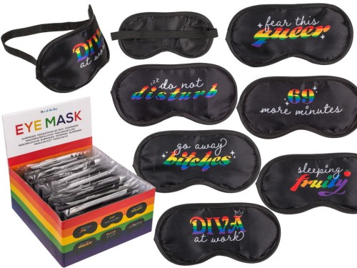 Opaska na oczy do snu tęczowymi napisami śmieszne 2.jpg
