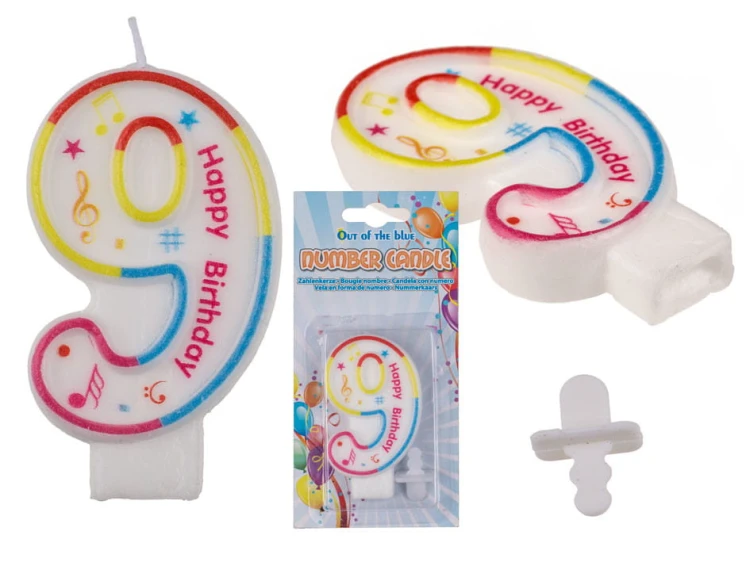 Świeca urodzinowa - cyfra 9 świeczka na tort .jpg