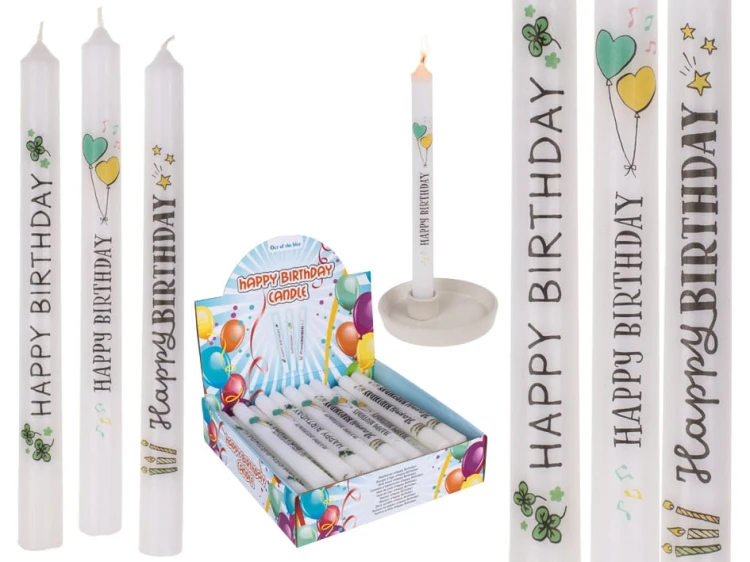 Świeczka urodzinowa Happy Birthday Duża Świeca XXL 2.jpg